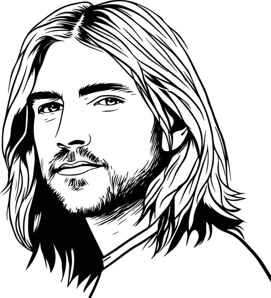kurt Cobain, nirvana vecteur