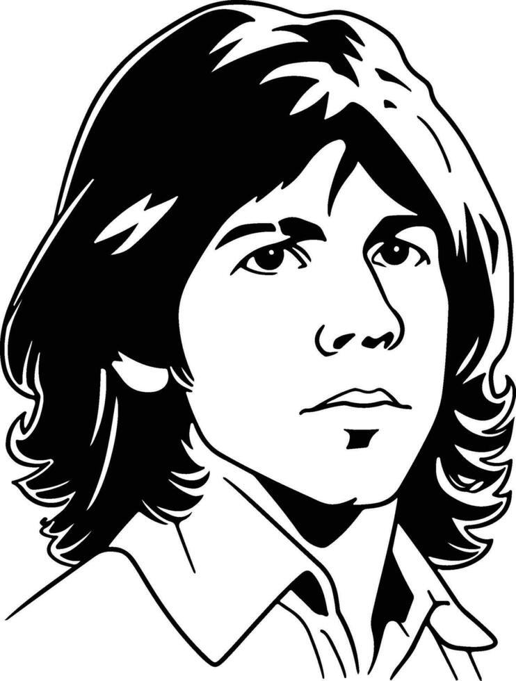 Stevie Wright, le easybeats illustration vecteur