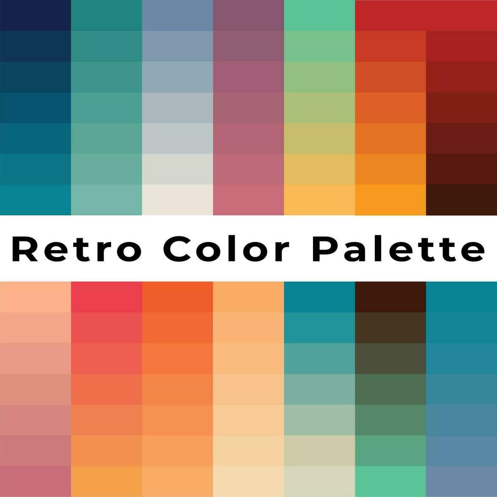 rétro ancien Couleur palette, couleurs, Couleur palette, ancien couleur, vecteur