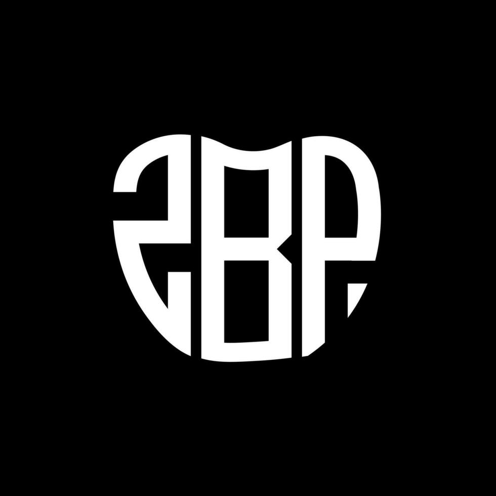 zbp lettre logo Créatif conception. zbp unique conception. vecteur