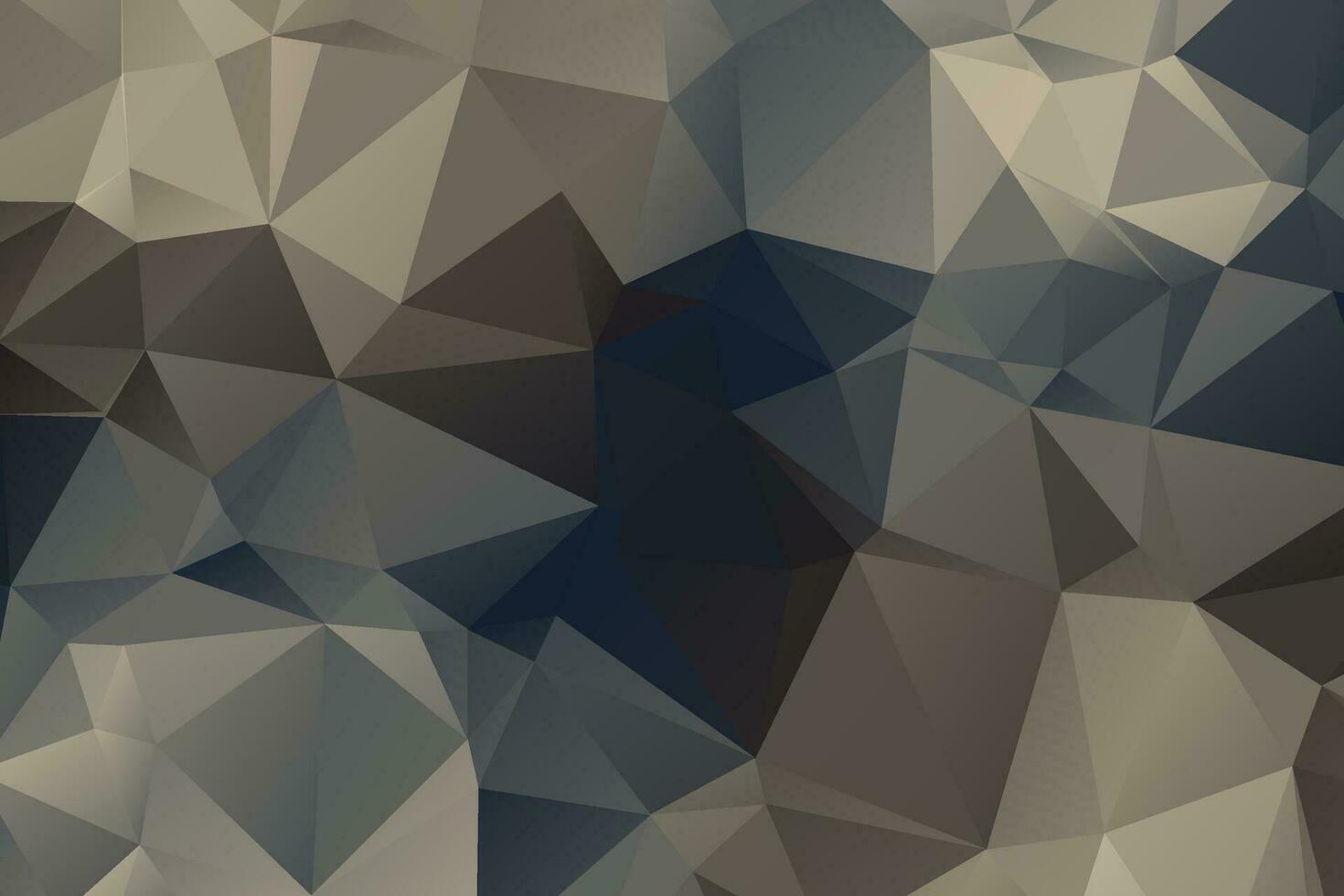 abstrait gris arrière-plan, faible poly texturé Triangle formes dans Aléatoire modèle, branché lowpoly Contexte. vecteur