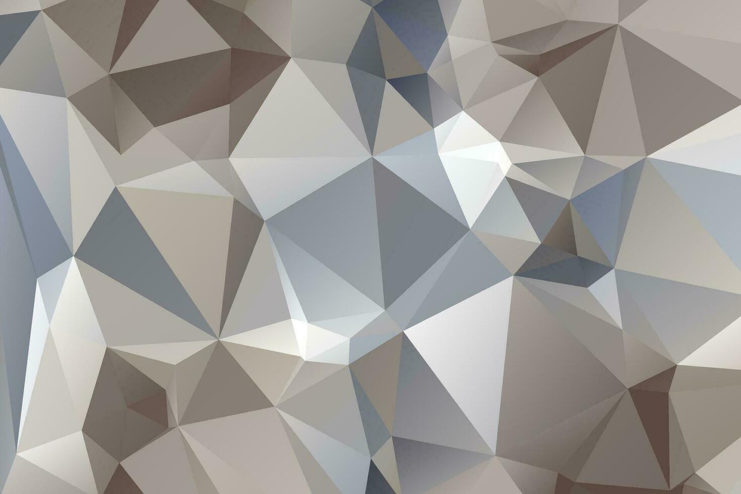 abstrait gris arrière-plan, faible poly texturé Triangle formes dans Aléatoire modèle, branché lowpoly Contexte. vecteur