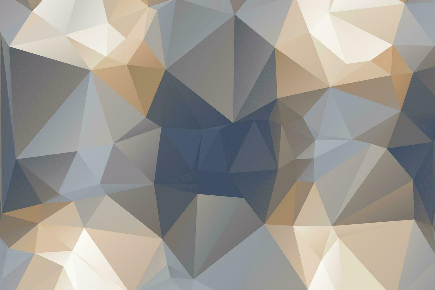 abstrait gris arrière-plan, faible poly texturé Triangle formes dans Aléatoire modèle, branché lowpoly Contexte. vecteur