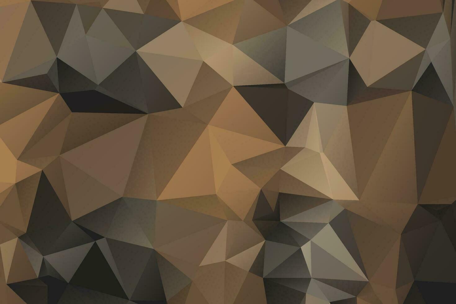 abstrait gris arrière-plan, faible poly texturé Triangle formes dans Aléatoire modèle, branché lowpoly Contexte. vecteur