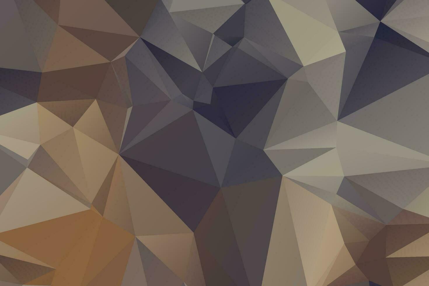 abstrait gris arrière-plan, faible poly texturé Triangle formes dans Aléatoire modèle, branché lowpoly Contexte. vecteur