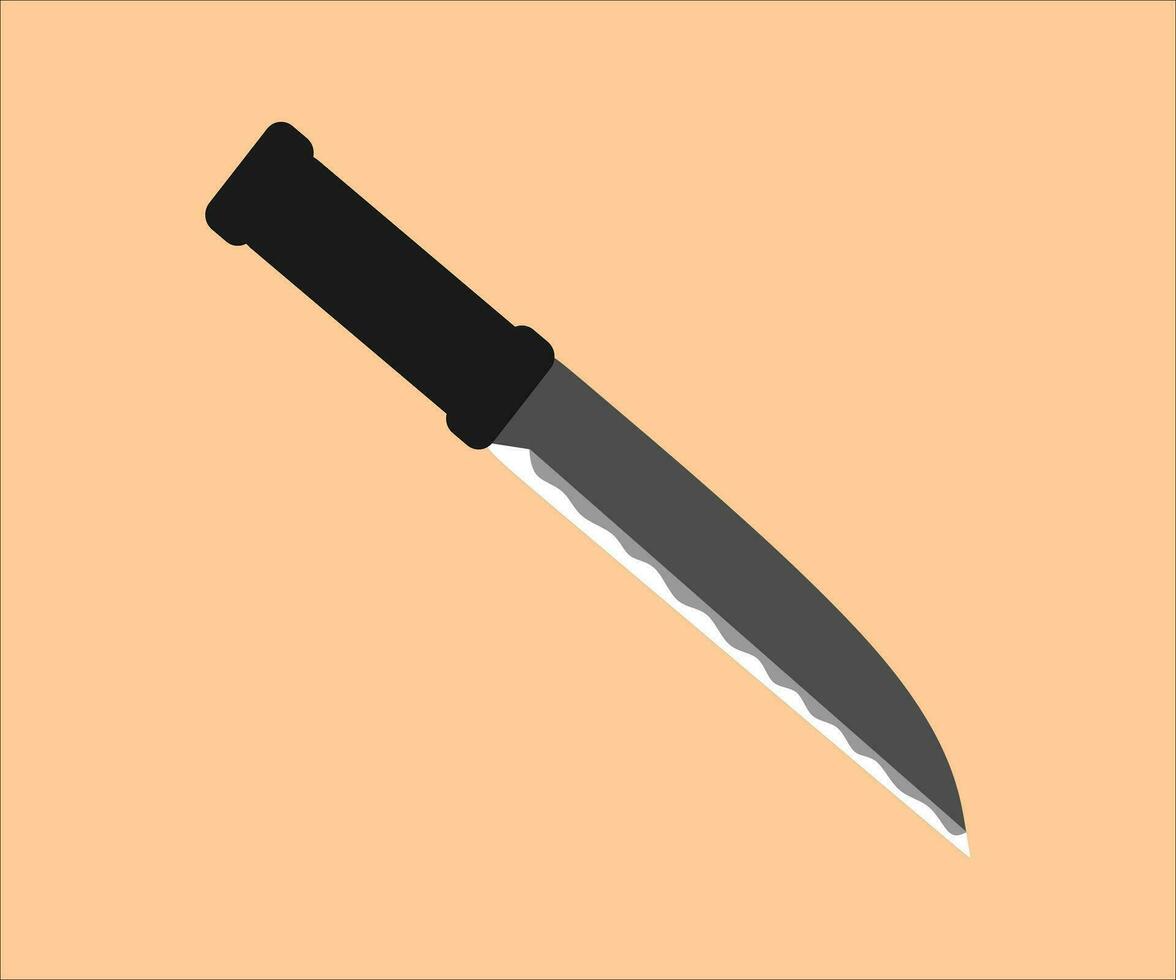 illustration vectorielle de couteau vecteur