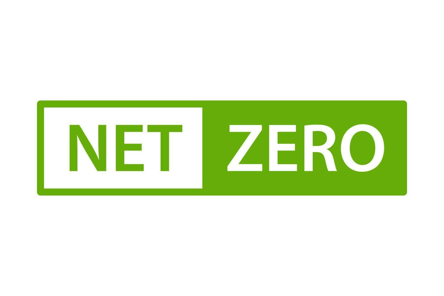 net zéro carbone empreinte icône vecteur les émissions gratuit non atmosphère la pollution CO2 neutre timbre pour graphique conception, logo, site Internet, social médias, mobile application, ui