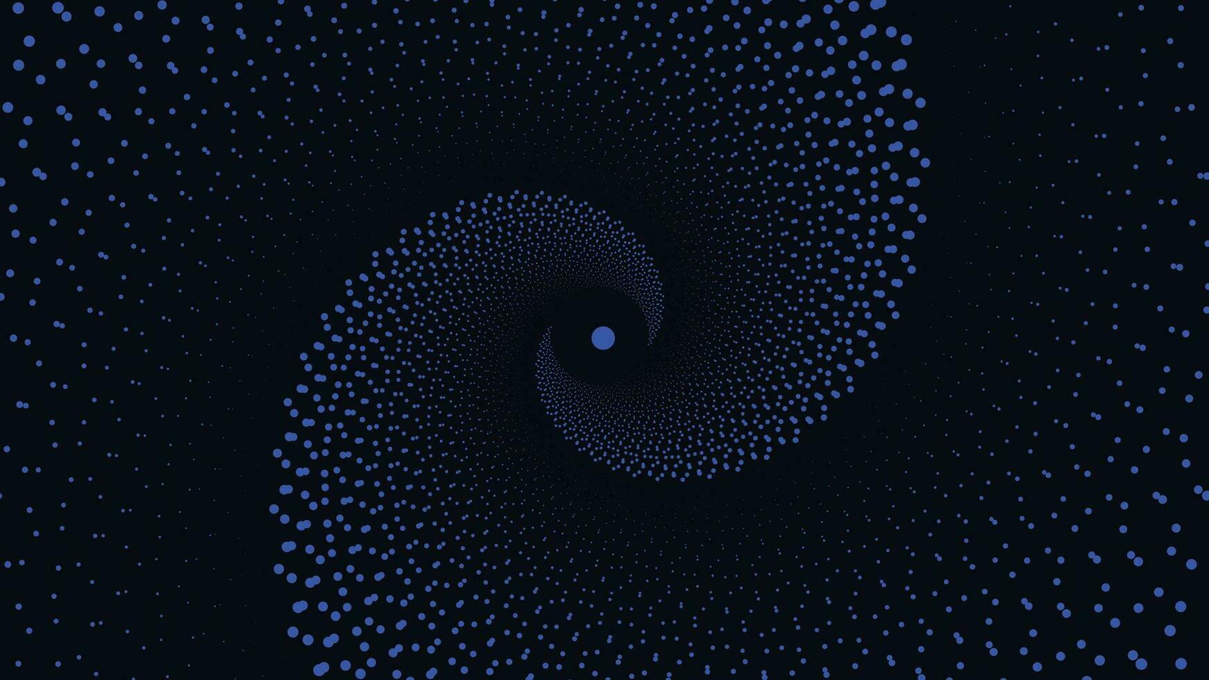 abstrait spirale foncé bleu Contexte vecteur