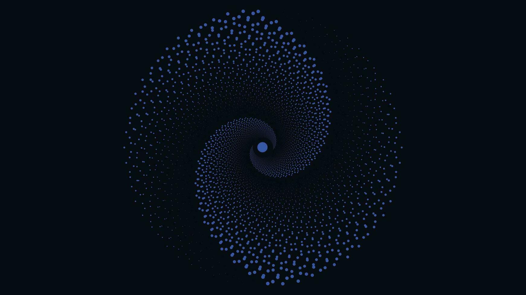 abstrait spirale foncé bleu Contexte vecteur