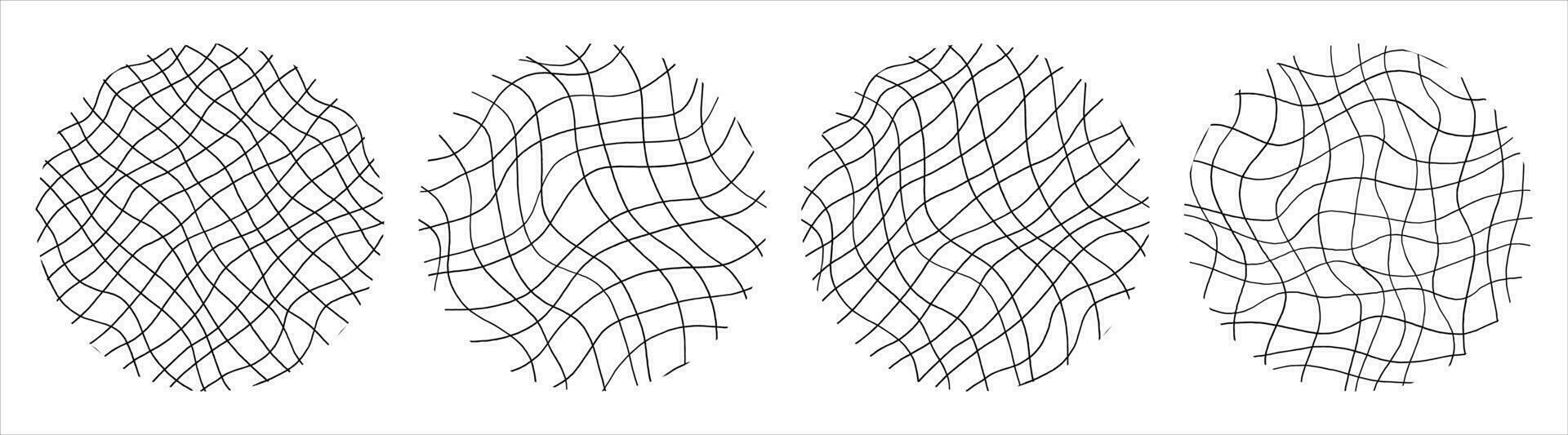 manuscrit lignes et coups dans différent modes. parfait pour caractères et texture. vecteur illustration