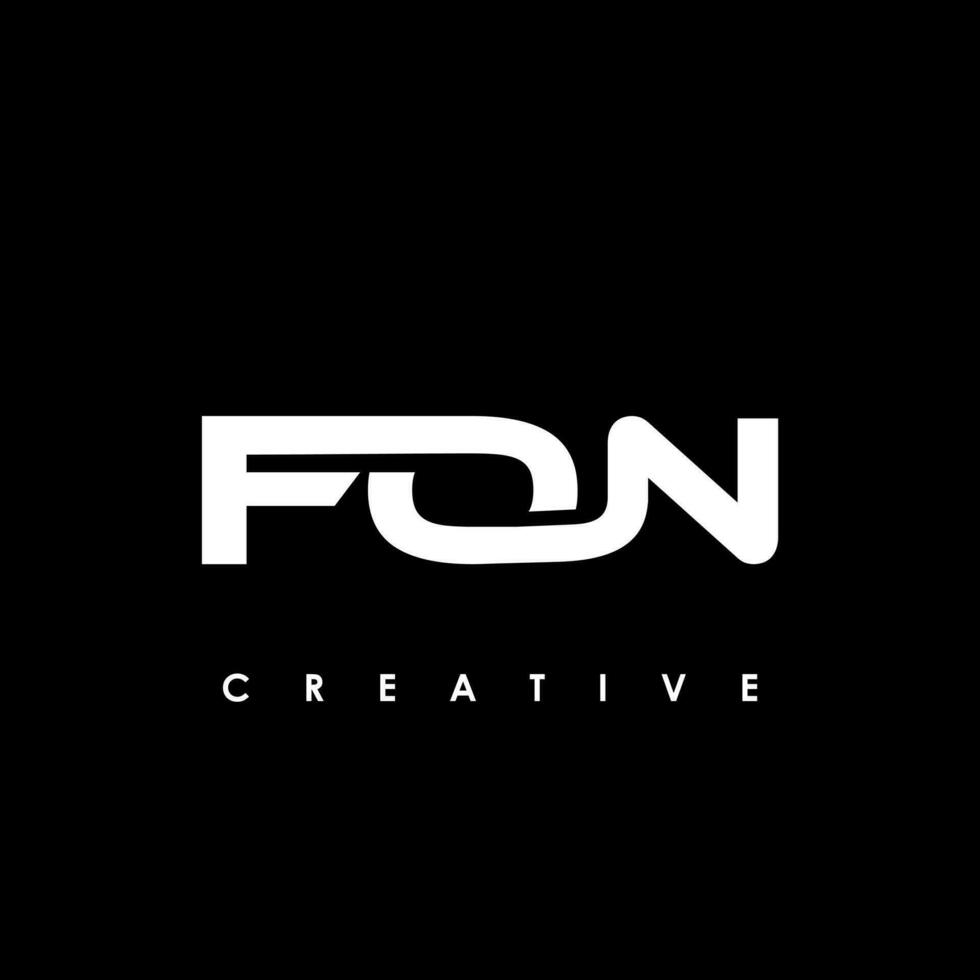 fon lettre initiale logo conception modèle vecteur illustration