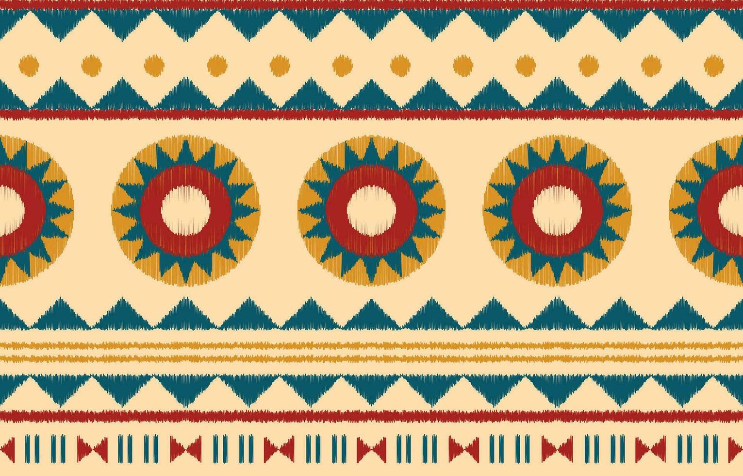 ethnique abstrait ikat art. aztèque ornement imprimer. géométrique ethnique modèle sans couture Couleur Oriental. conception pour Contexte ,rideau, tapis, fond d'écran, vêtements, emballage, batique, vecteur illustration.