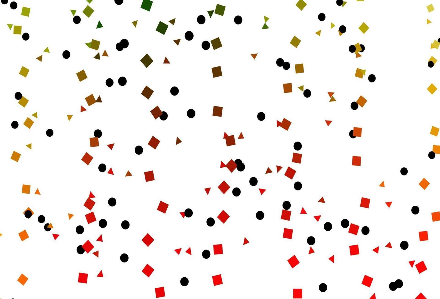 motif vectoriel vert clair et rouge dans un style polygonal avec des cercles.