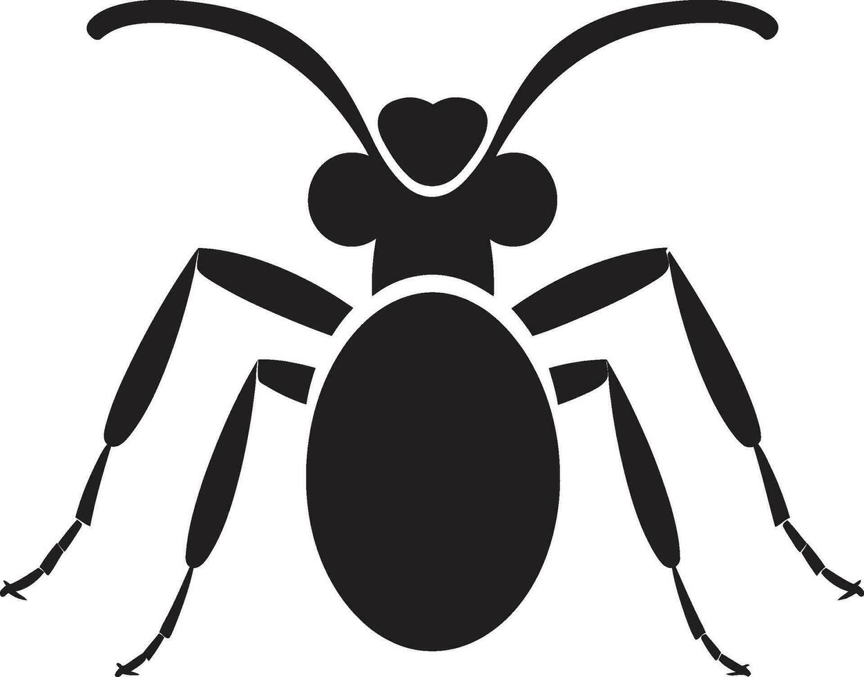 sculpté à la perfection noir fourmi vecteur symbole noir vecteur fourmi icône logo talent artistique