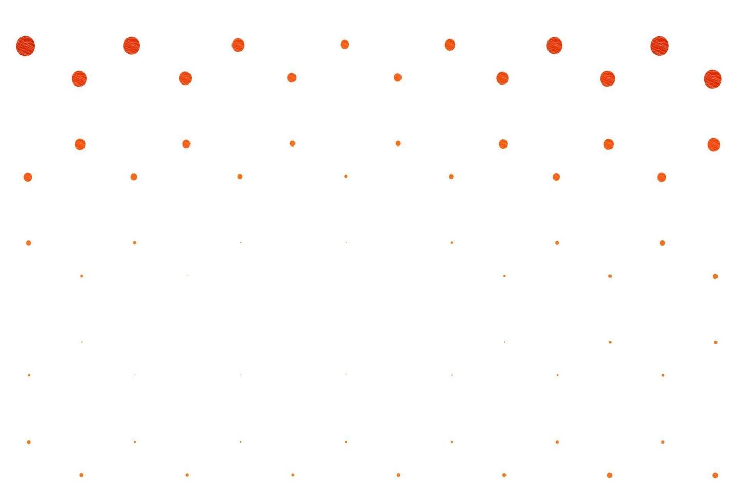 toile de fond de vecteur orange clair avec des points.