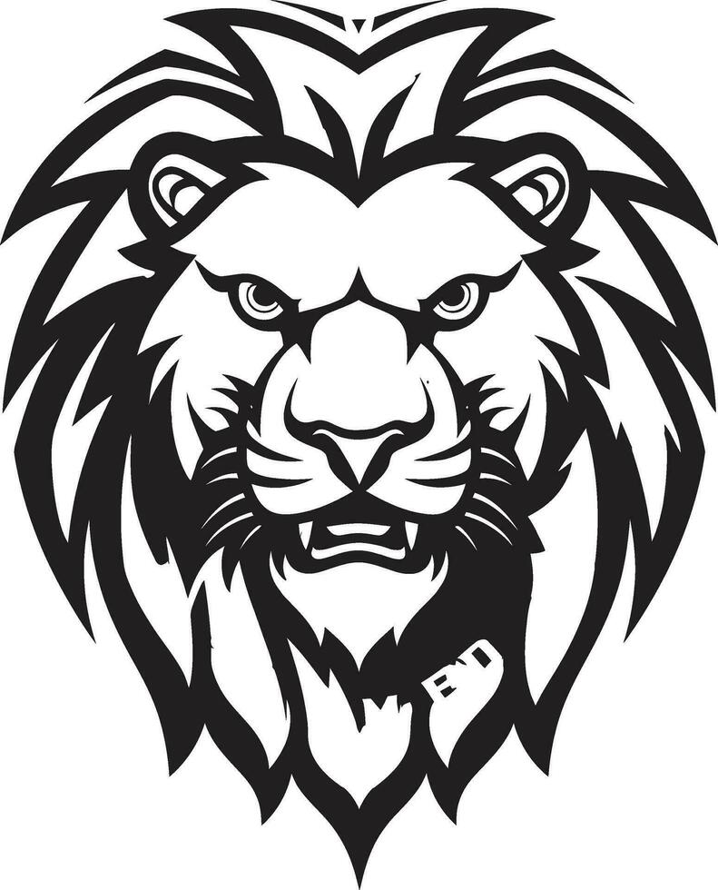 majestueux marque noir vecteur Lion logo conception le emblème de majesté royal rugir noir Lion icône le rugir de autorité