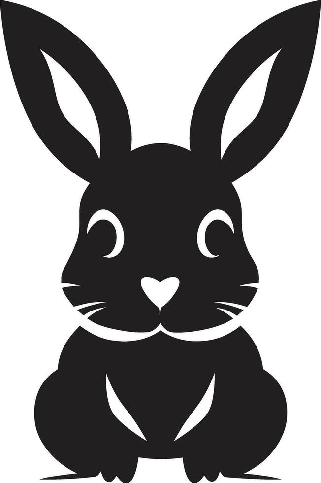 minimaliste lapin vecteur icône élégant lapin silhouette marque
