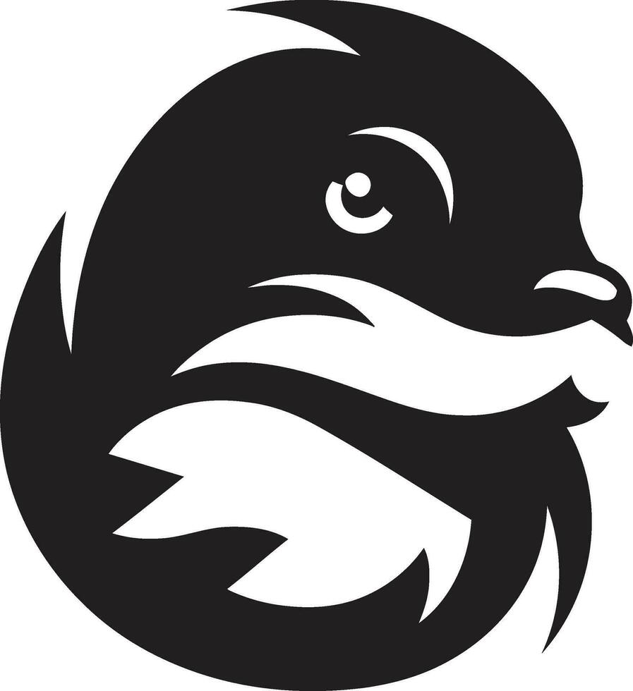 le art de le billabong noir vecteur ornithorynque logos Aussie charme élégance dans le marécages une travail de art dans noir