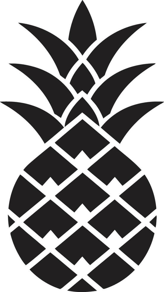 artistique ananas iconographie géométrique ananas logo vecteur