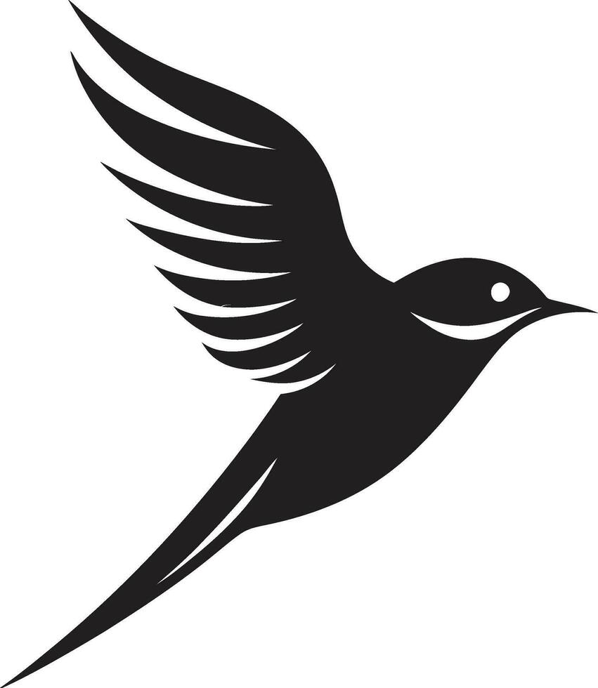 la nuit corbeau logo hérons la grâce icône vecteur