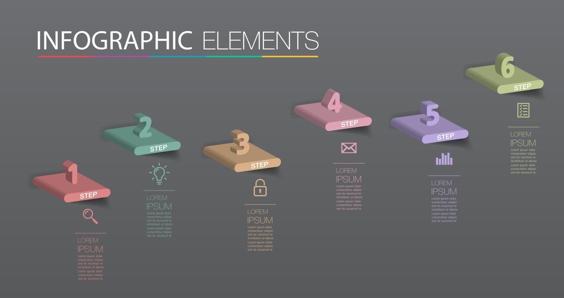 intensification du concept commercial réussi. remue le vecteur infographique