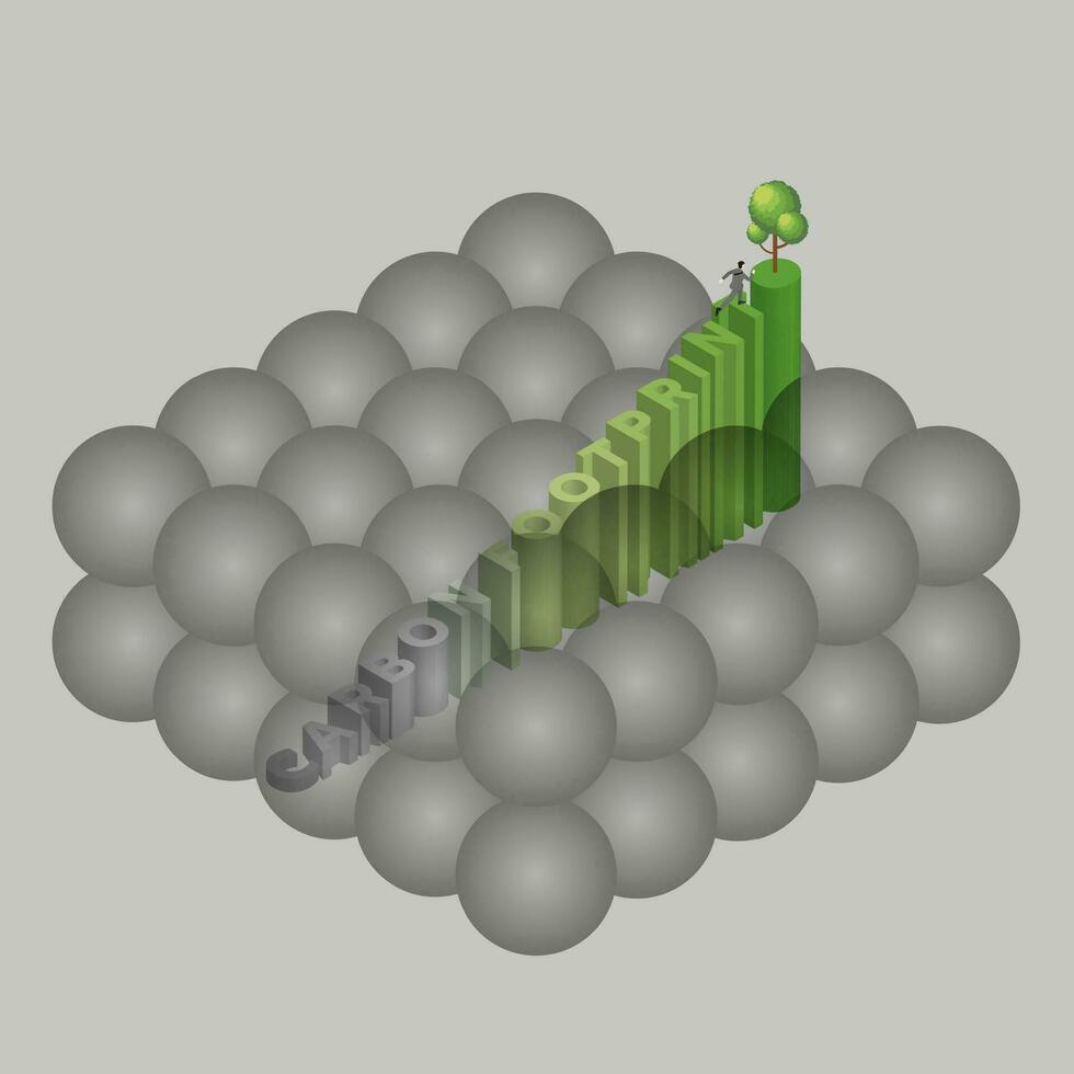 smog, air qualité, diaster atmosphère, pm2,5 poussière, carbone dioxyde, serre gaz. vecteur