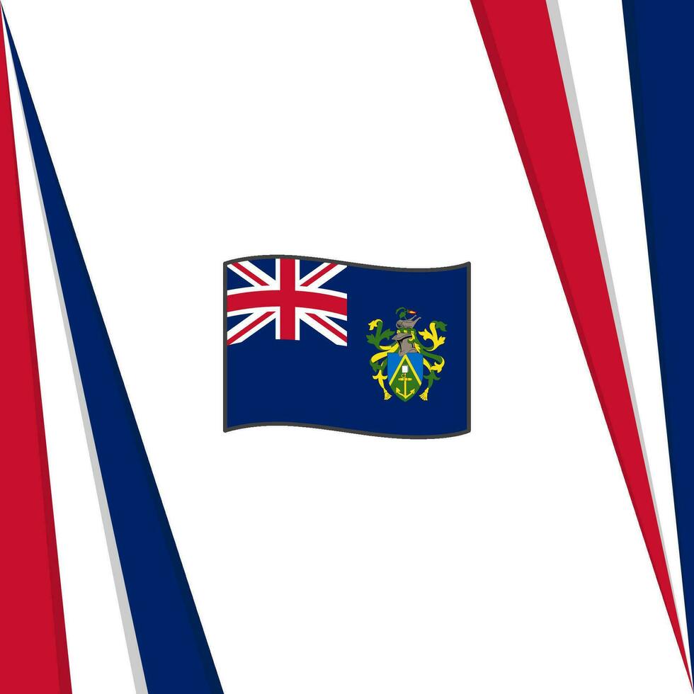 Pitcairn îles drapeau abstrait Contexte conception modèle. Pitcairn îles indépendance journée bannière social médias poste. Pitcairn îles drapeau vecteur