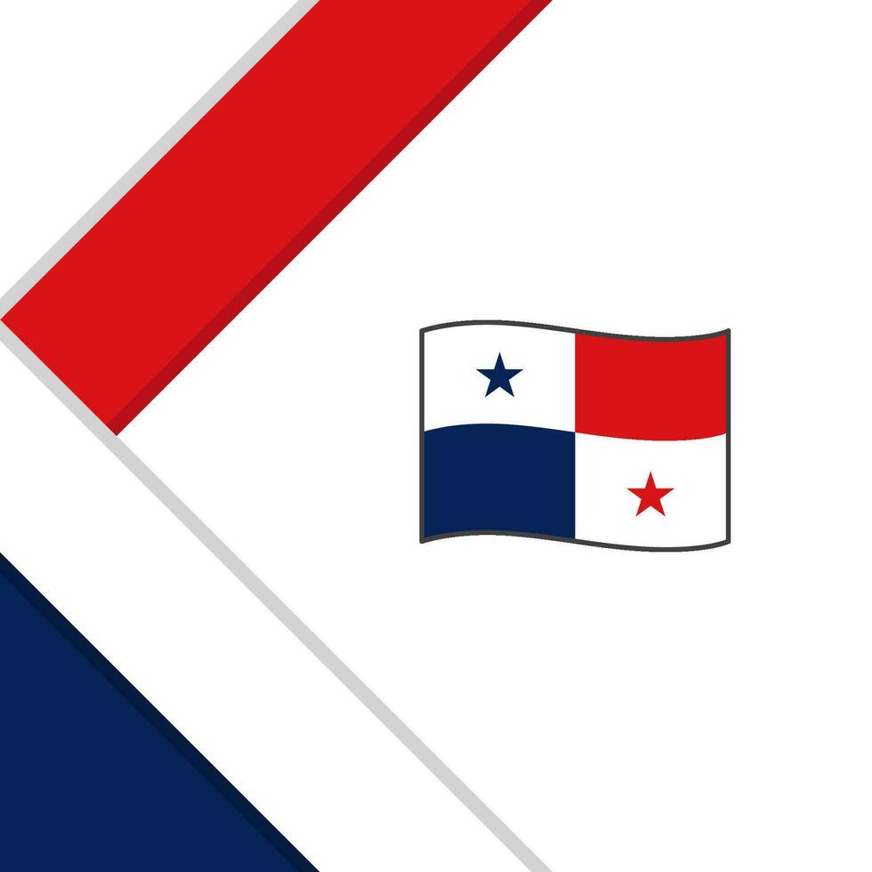 Panama drapeau abstrait Contexte conception modèle. Panama indépendance journée bannière social médias poste. Panama illustration vecteur