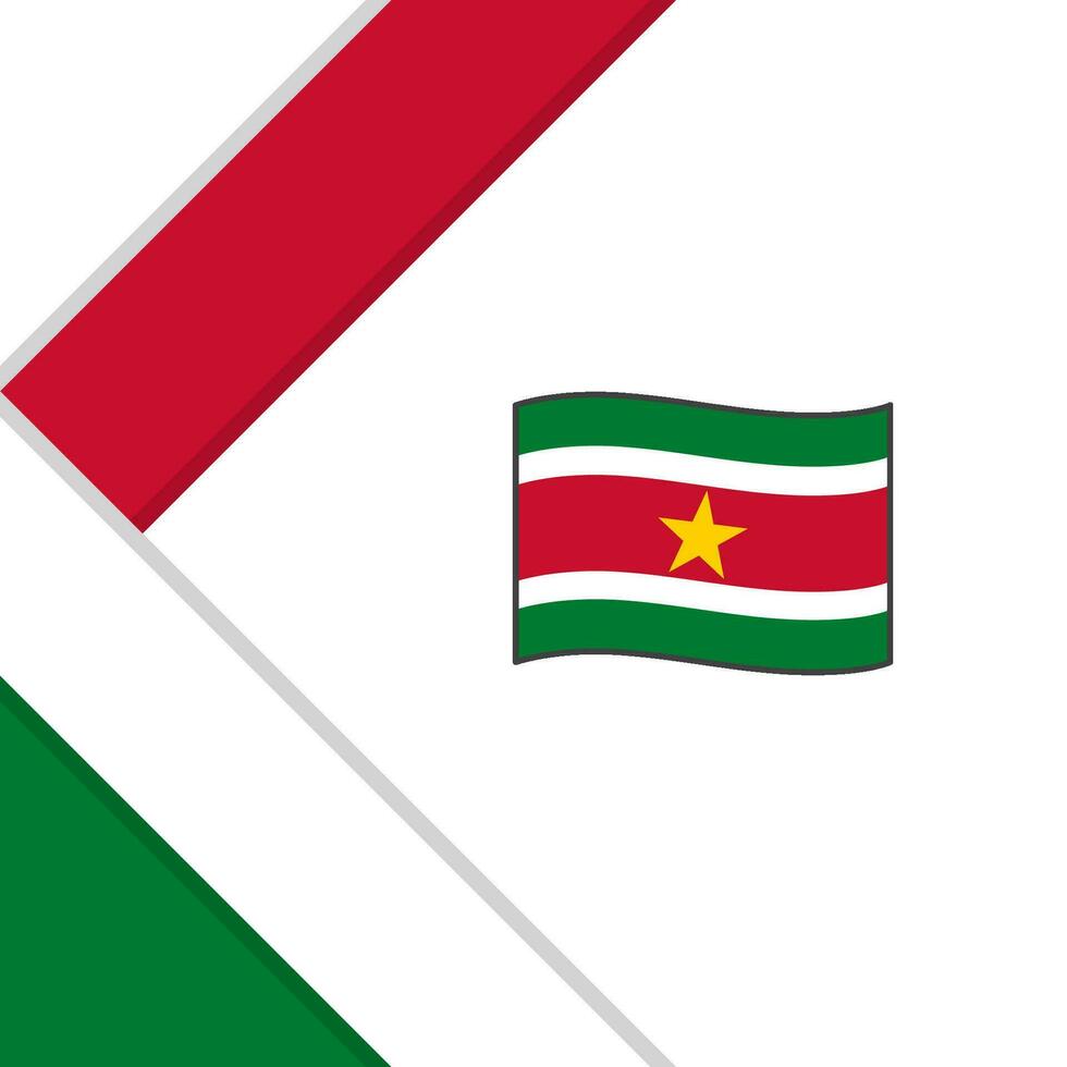 suriname drapeau abstrait Contexte conception modèle. suriname indépendance journée bannière social médias poste. suriname illustration vecteur