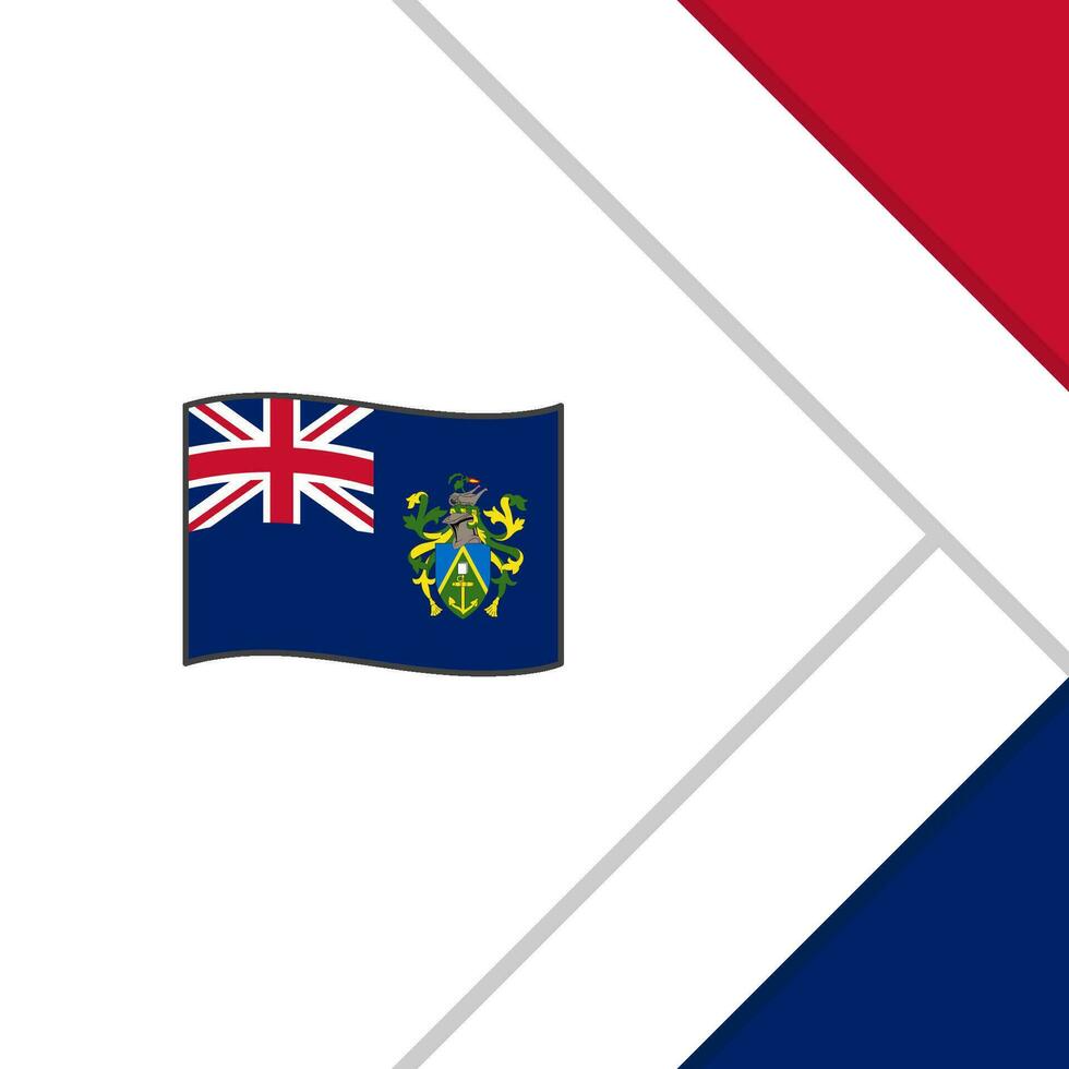 Pitcairn îles drapeau abstrait Contexte conception modèle. Pitcairn îles indépendance journée bannière social médias poste. Pitcairn îles dessin animé vecteur