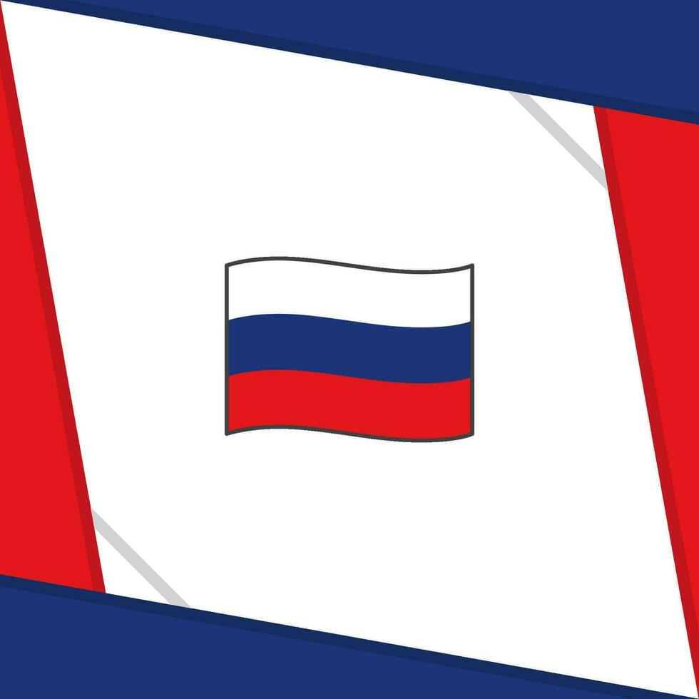 Russie drapeau abstrait Contexte conception modèle. Russie indépendance journée bannière social médias poste. Russie indépendance journée vecteur