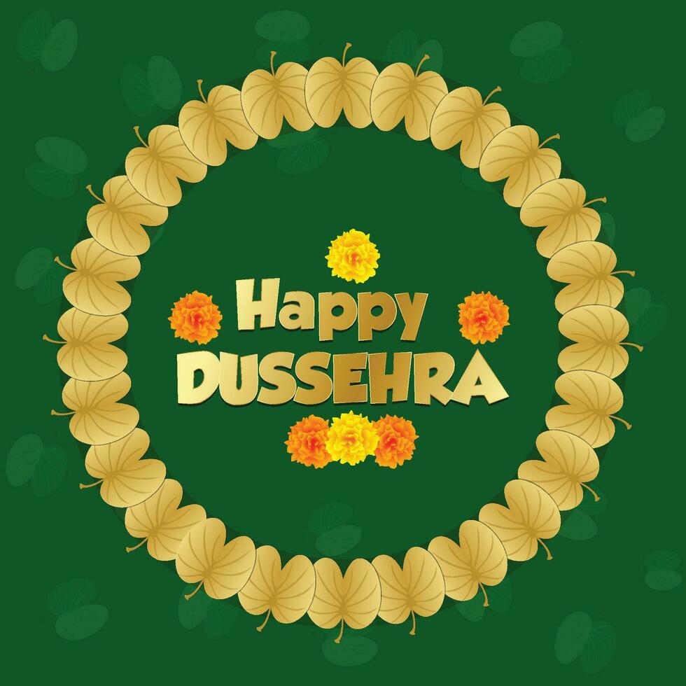 content dussehra vœux vecteur illustration