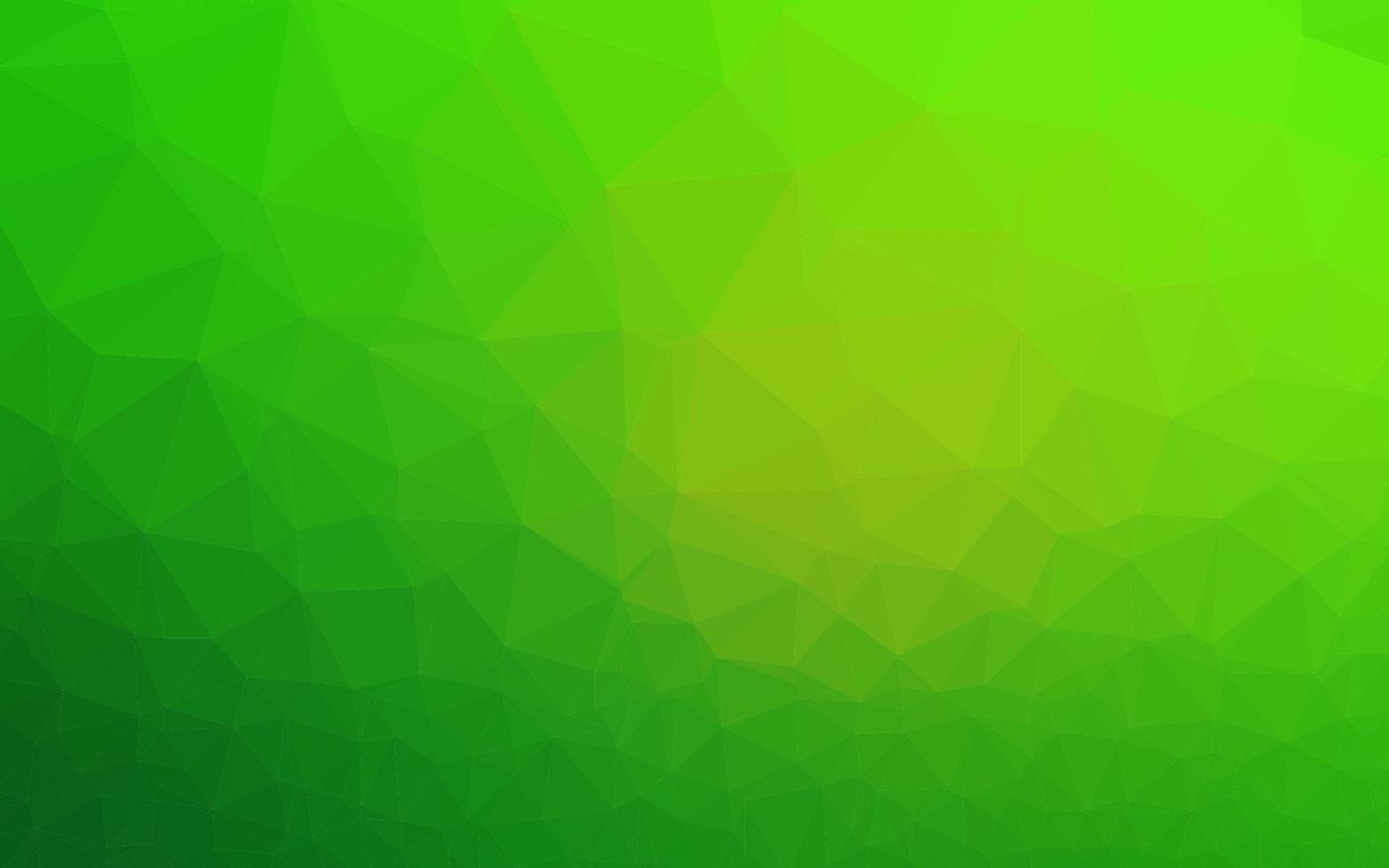 texture polygonale abstraite de vecteur vert clair.