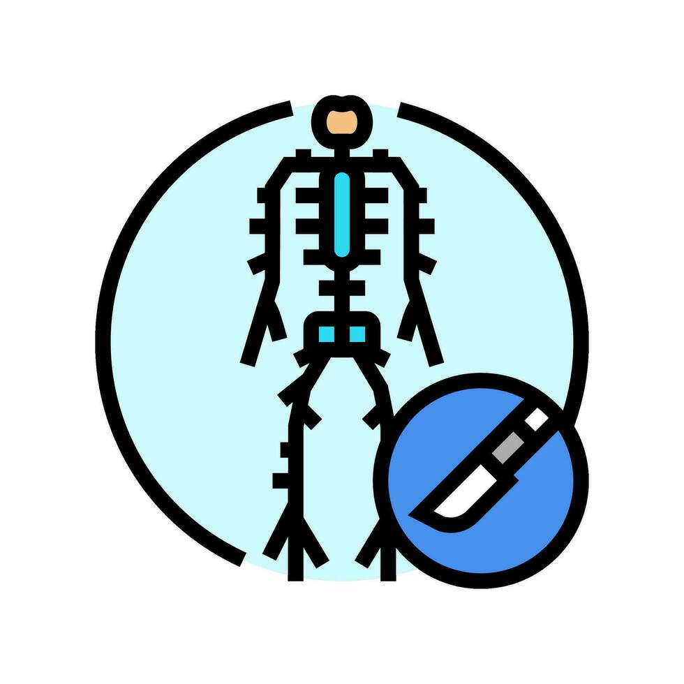 neurochirurgie Couleur icône vecteur illustration