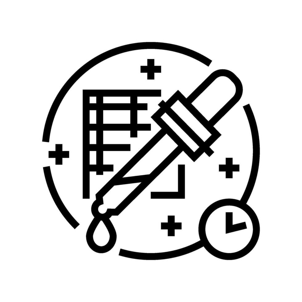 des médicaments dosage pharmacien ligne icône vecteur illustration