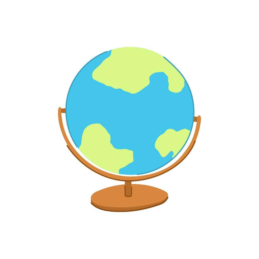 global globe dessin animé vecteur illustration