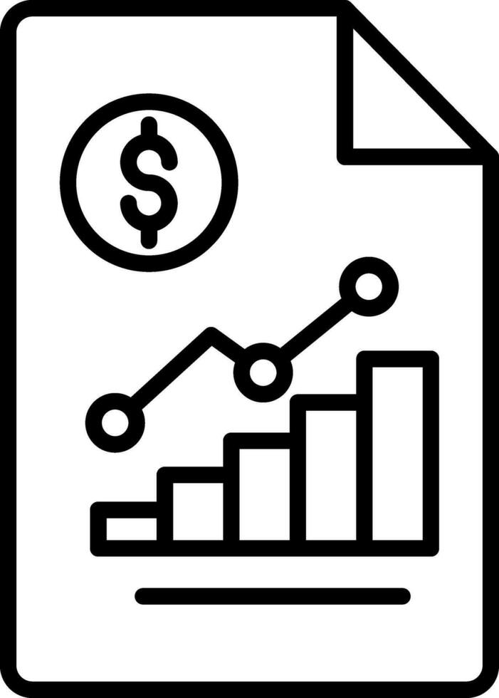 icône de vecteur de graphique à barres