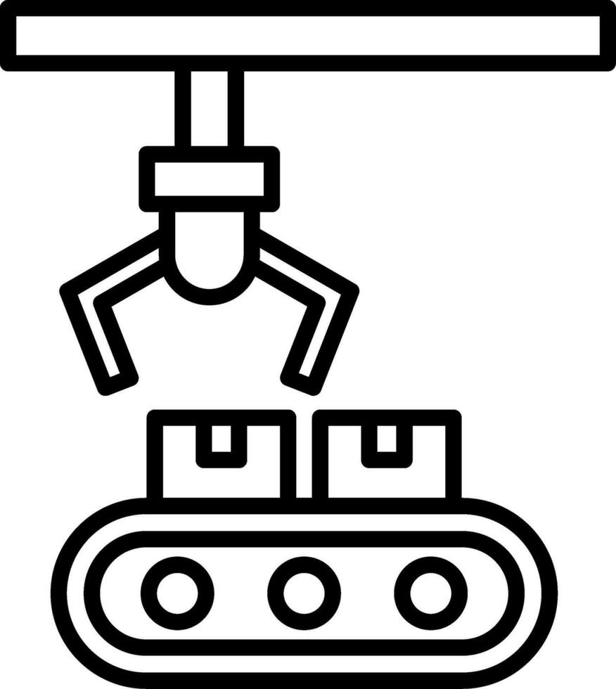 icône de vecteur de bande transporteuse