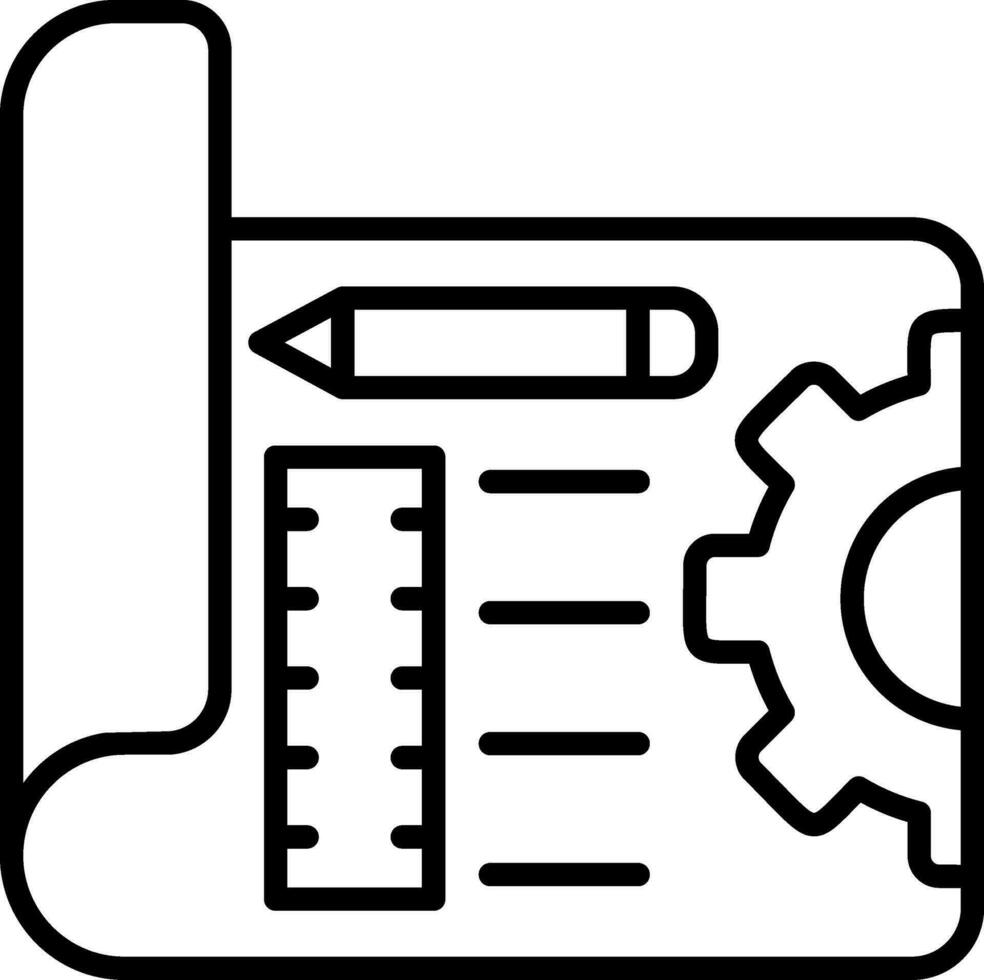 icône de vecteur de plan directeur