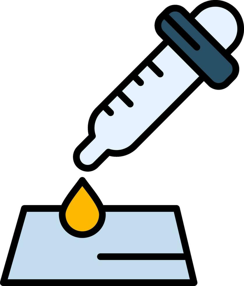 icône de vecteur de compte-gouttes
