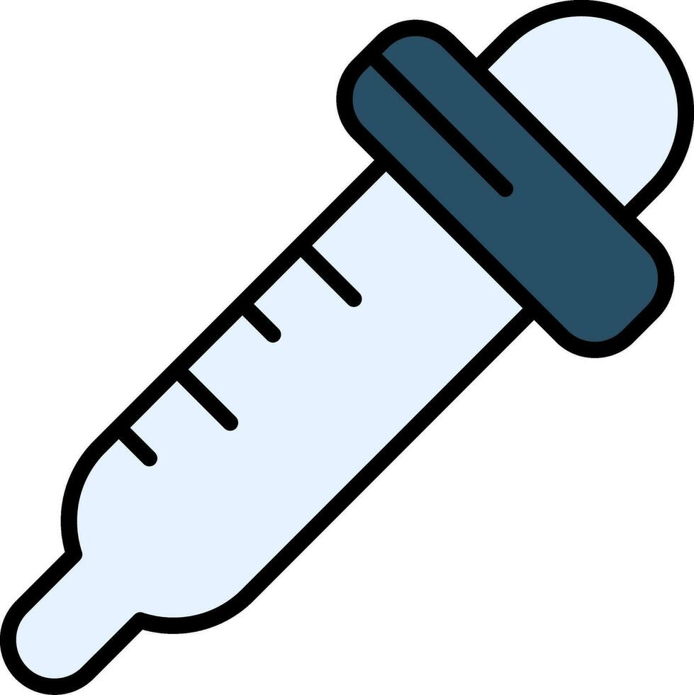 icône de vecteur de compte-gouttes