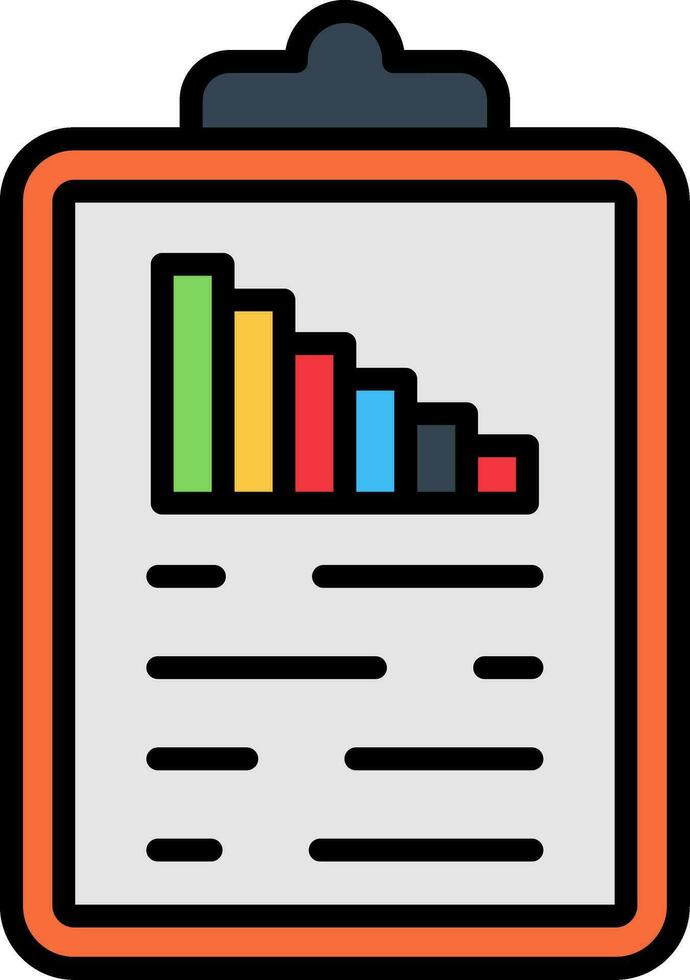 icône de vecteur de rapport médical