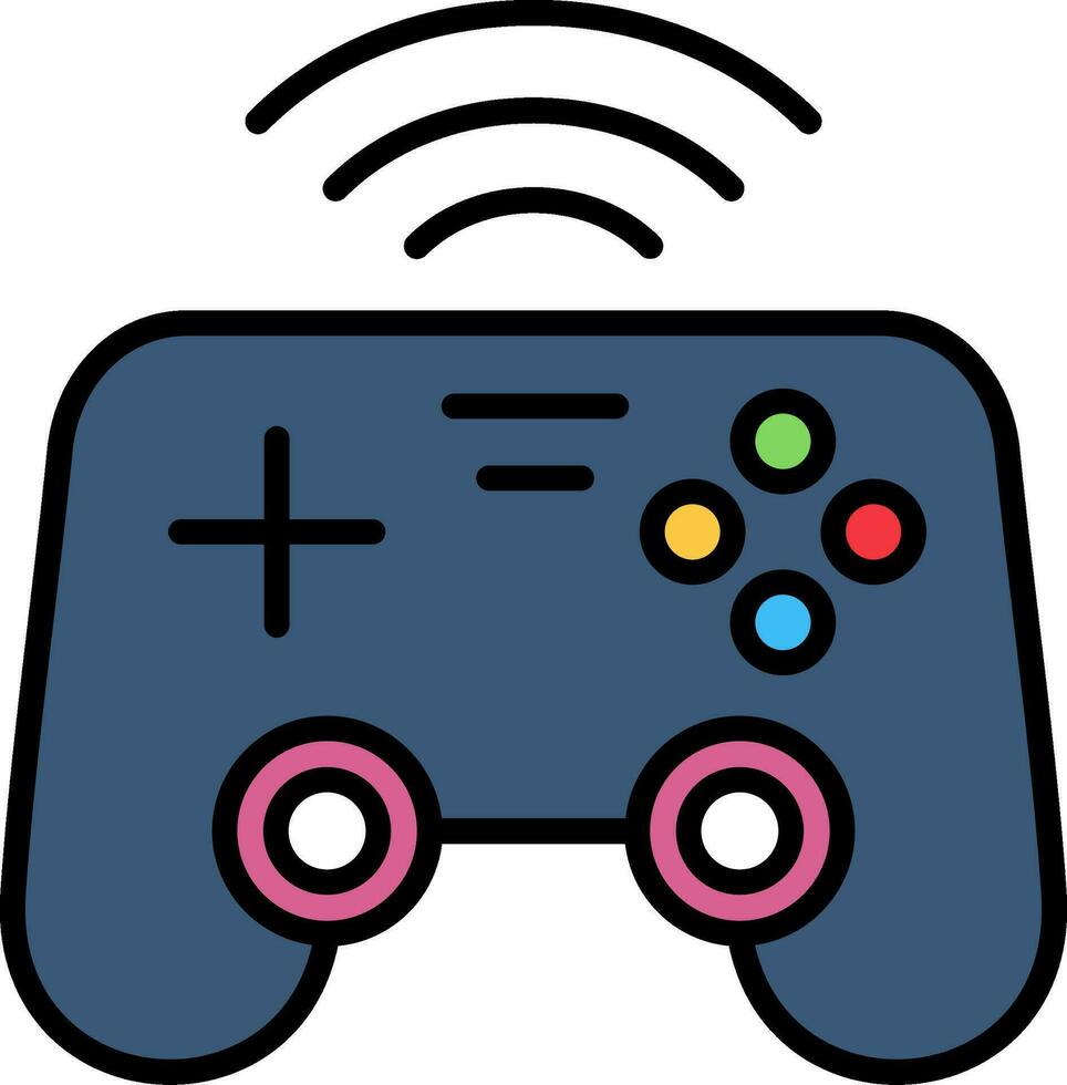 icône de vecteur de manette de jeu