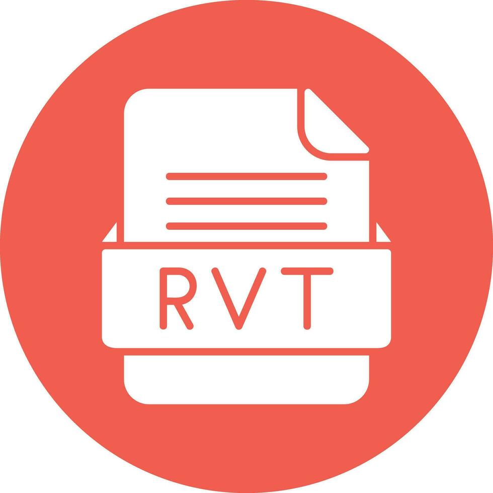 RVT fichier format vecteur icône