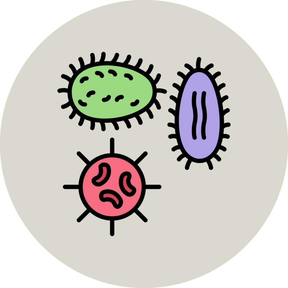 micro-organisme vecteur icône