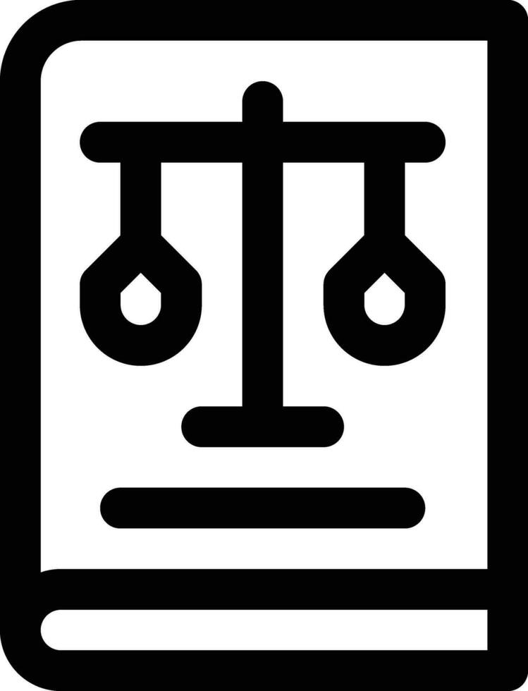 icône de vecteur de livre de droit