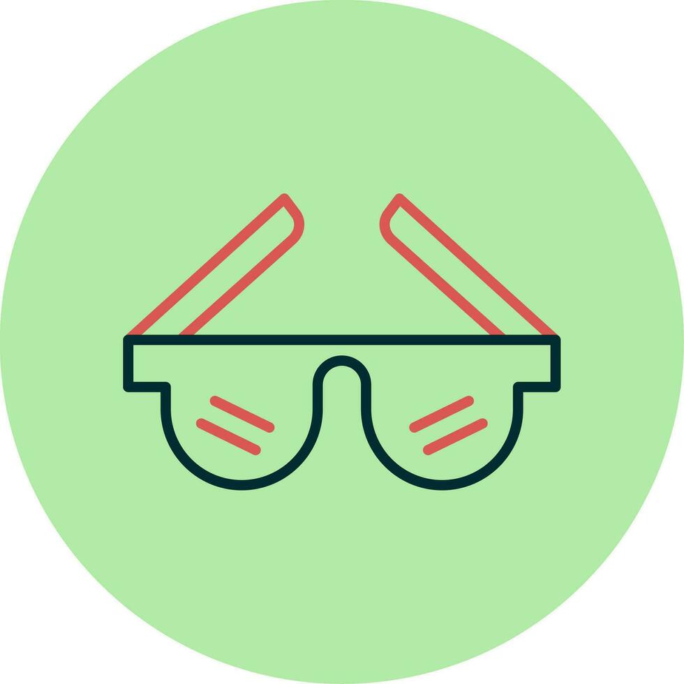 icône de vecteur de lunettes
