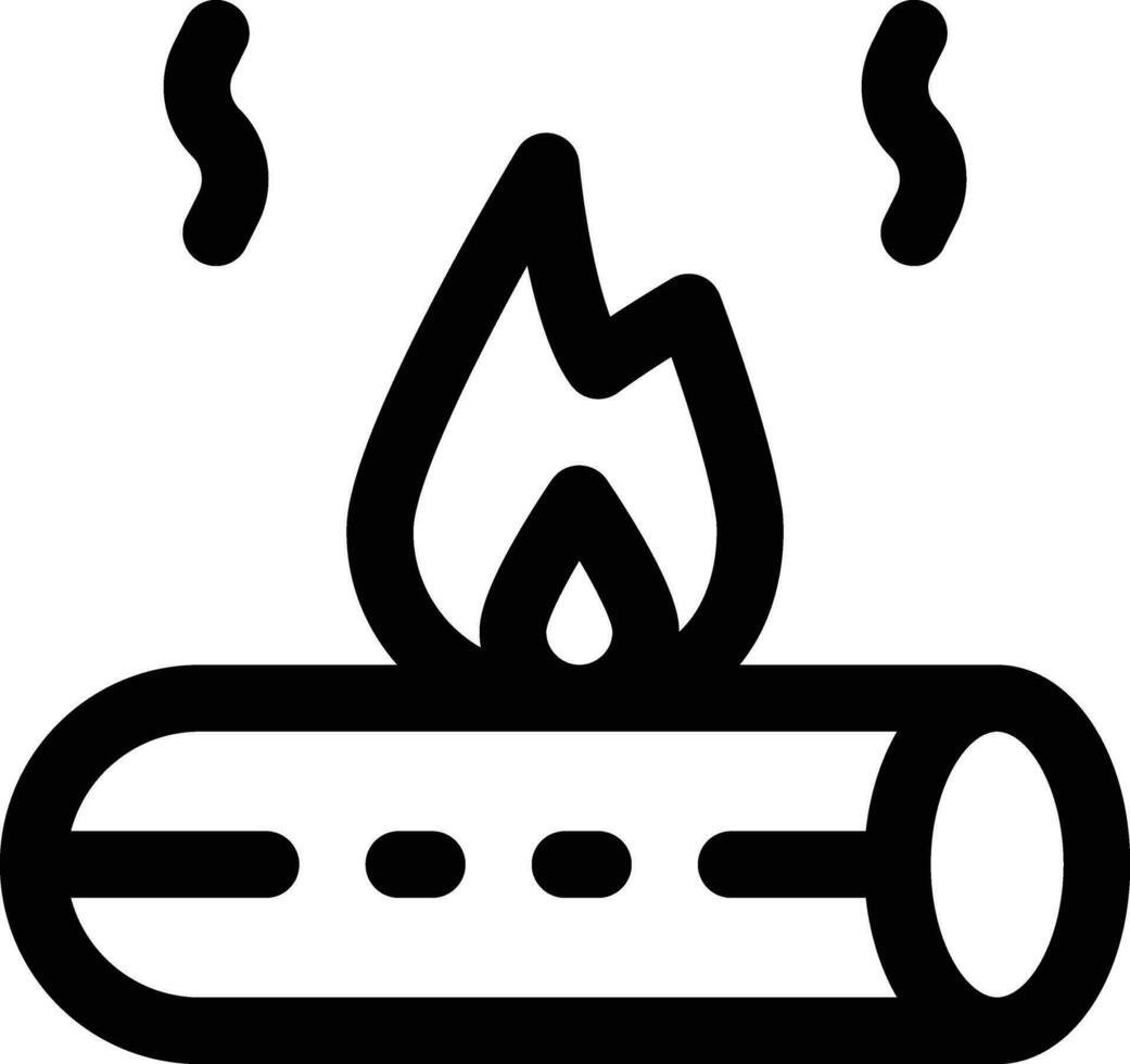 icône de vecteur de bois de chauffage