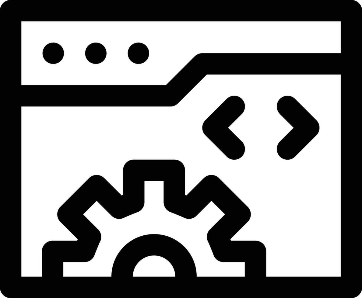 Logiciel développement vecteur icône