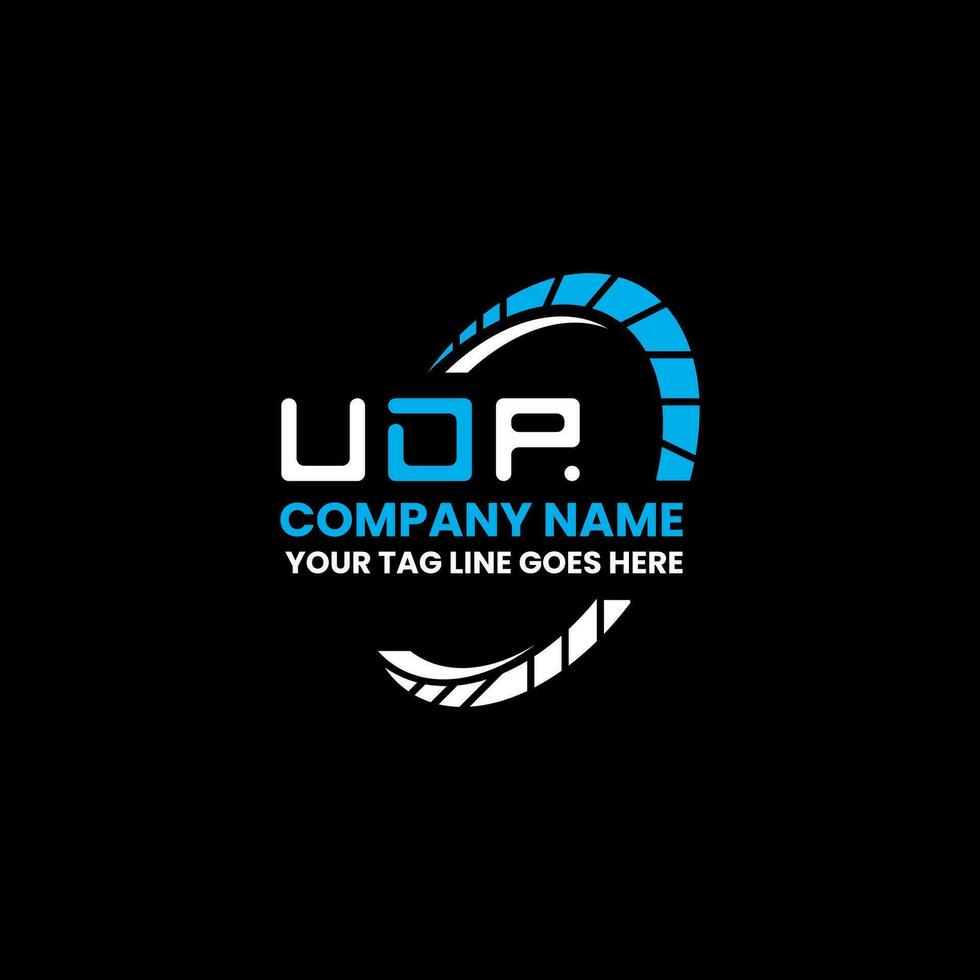 UDP lettre logo vecteur conception, UDP Facile et moderne logo. UDP luxueux alphabet conception